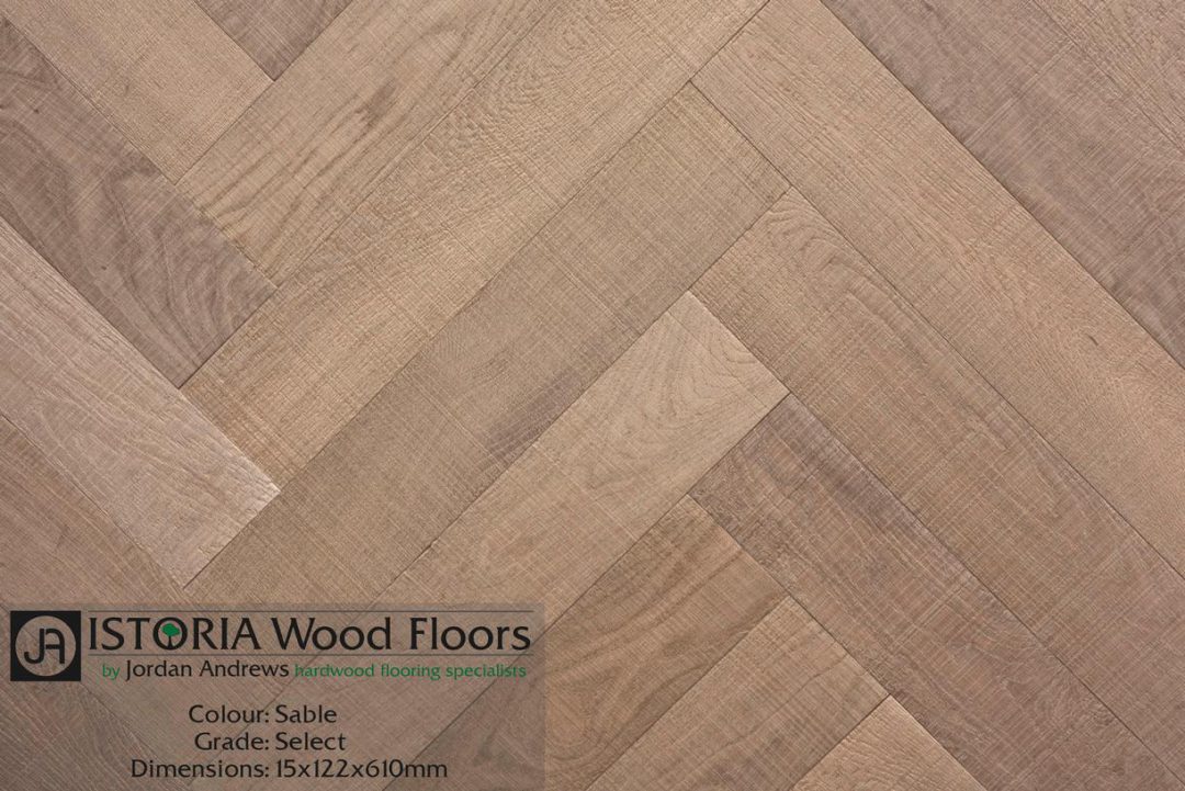 St Pauls Herringbone Istoria Bespoke Engineered Oak Wood Flooring by Jordan Andrews