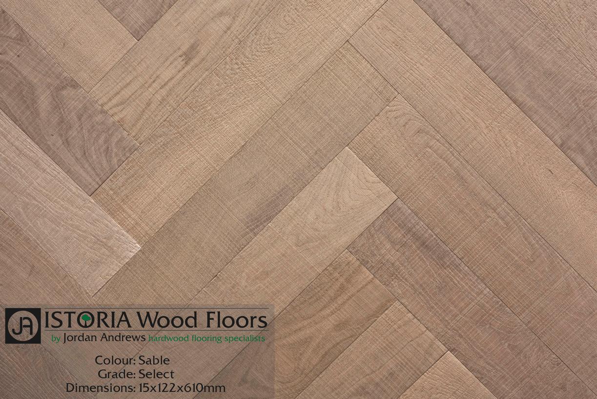 St Pauls Herringbone Istoria Bespoke Engineered Oak Wood Flooring by Jordan Andrews