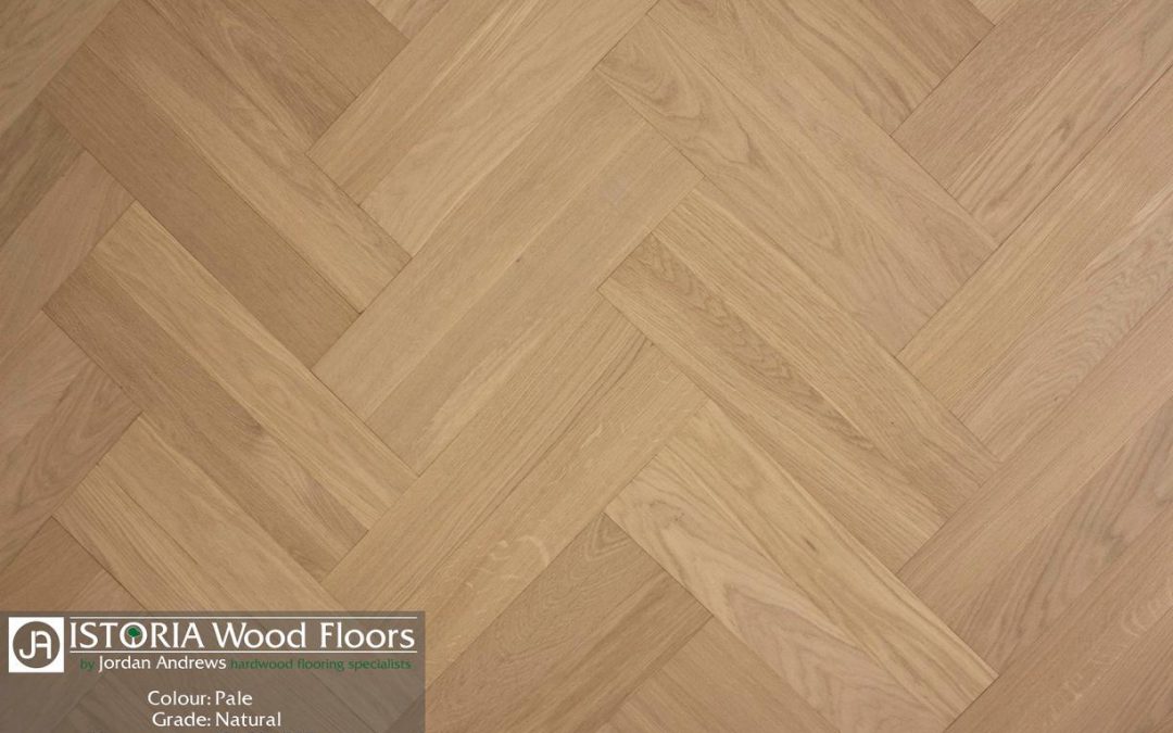 Pale Oak Herringbone