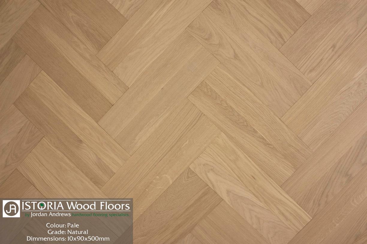 Pale Oak Herringbone