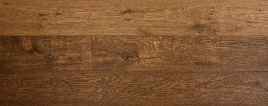 Istoria Bespoke Smoked and Brushed Oak Engineered Wood Flooring by Jordan Andrews