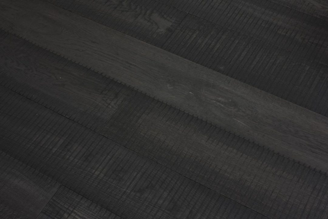 Sawn Petrol Istoria Bespoke Engineered Wood Flooring by Jordan Andrews