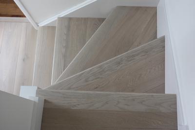 Staircase Delhi Oak Istoria Bespoke Engineered Wood Flooring by Jordan Andrews
