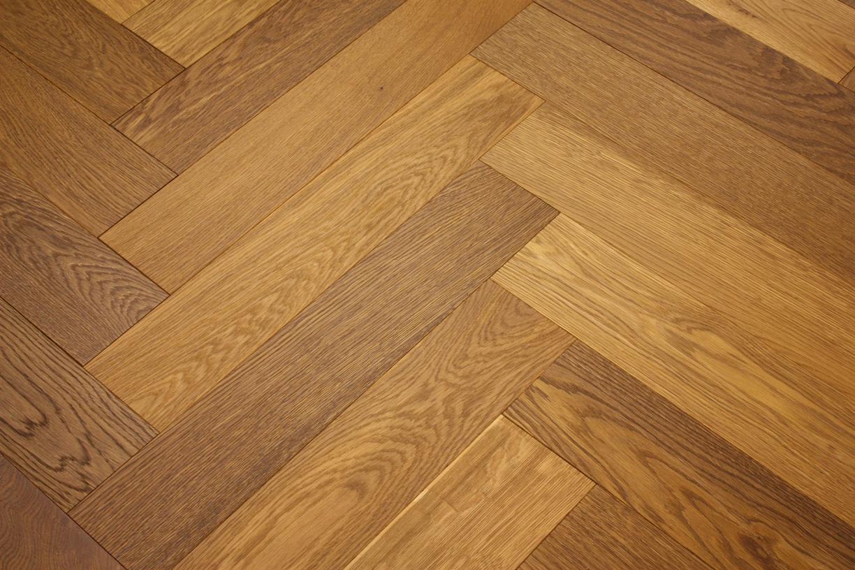 Honey Oak Herringbone