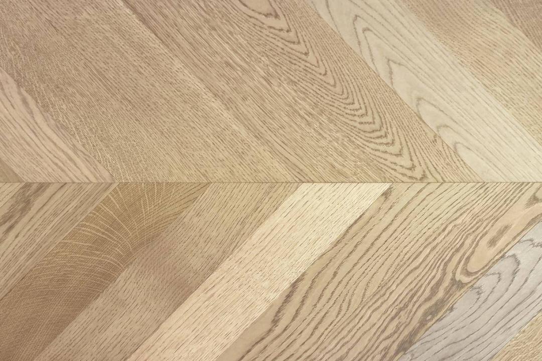 Istoria Bespoke St Pauls Chevron Parquet Wood Flooring by Jordan Andrews
