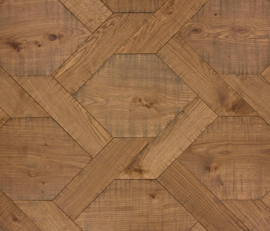 Istoria Bespoke London Grey Mansion Weave Parquet Pattern Engineered Oak Wood Flooring by Jordan Andrews