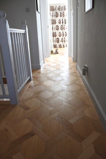 Istoria Bespoke Cairo in Mansion Weave and Herringbone Engineered Oak Wood Flooring Pattern 5