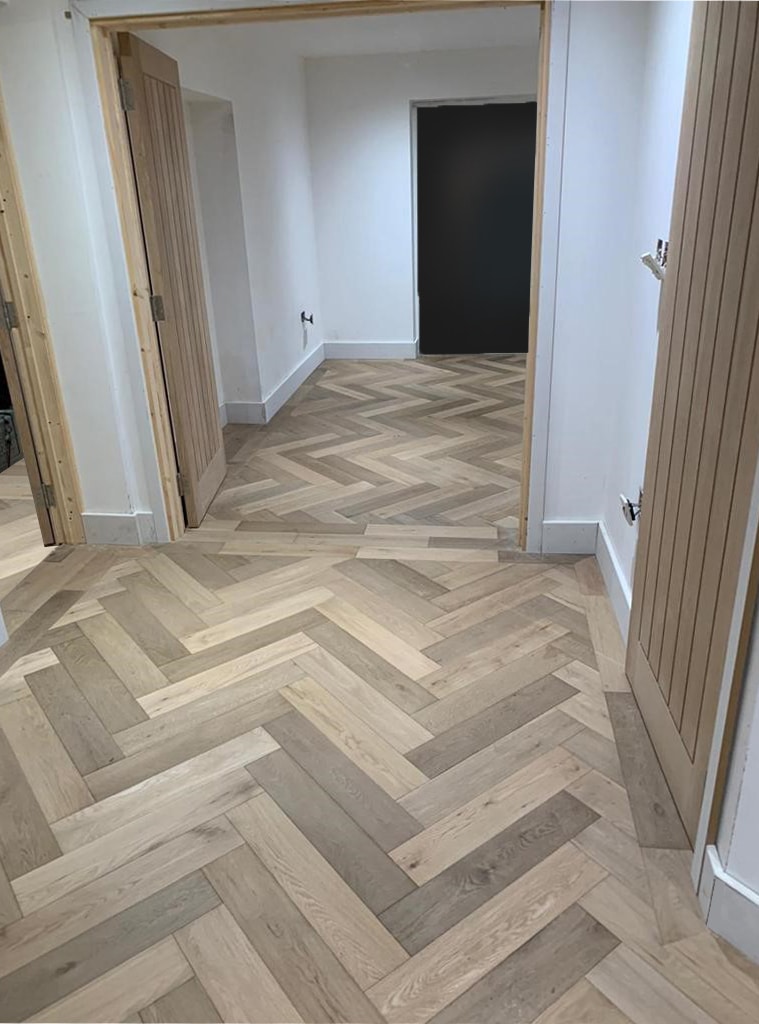 Istoria Bespoke St.Pauls (All colour variations) 120x600mm Herringbone by Jordan Andrews