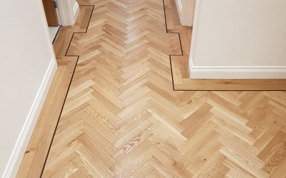 Istoria Bespoke English Brushed in Select Grade Herringbone 70mm x 350mm