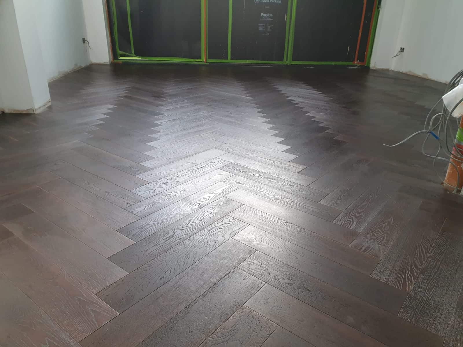 Argon (Satin) Herringbone Select Grade Istoria Wood Floors Engineered Oak Bespoke Flooring 2