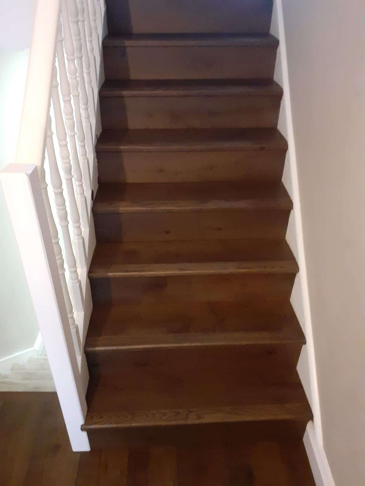Istoria Bespoke Valencia - Engineered Oak Installation on Staircase Jordan Andrews 3