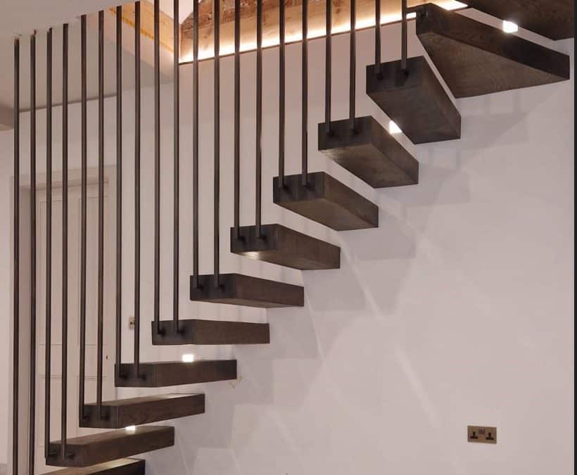 Istoria Bespoke Ivy House Ceiling-Hung Floating Staircase
